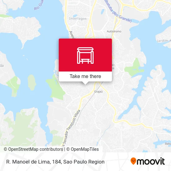 R. Manoel de Lima, 184 map