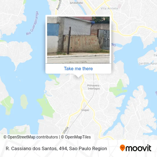 R. Cassiano dos Santos, 494 map