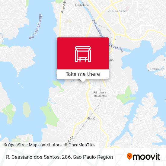 R. Cassiano dos Santos, 286 map