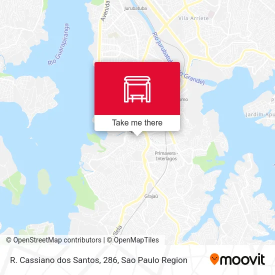 R. Cassiano dos Santos, 286 map