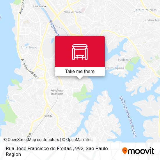 Rua José Francisco de Freitas , 992 map