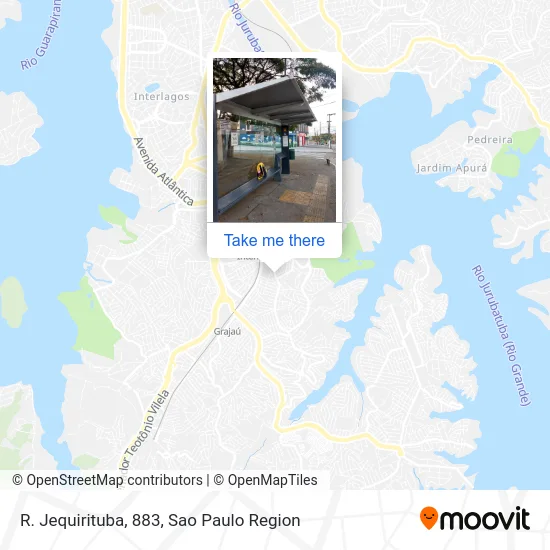 R. Jequirituba, 883 map