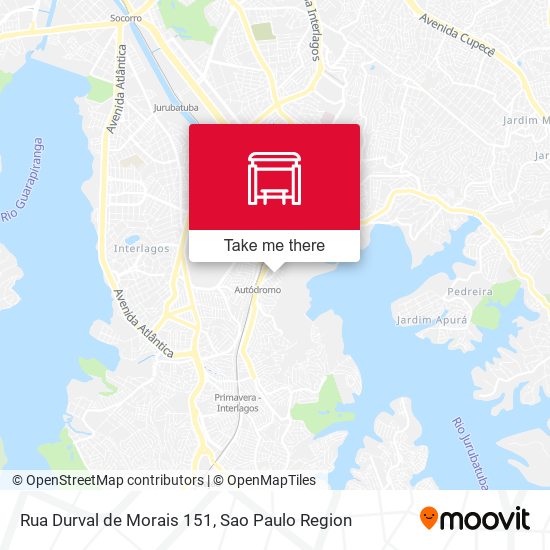Rua Durval de Morais 151 map