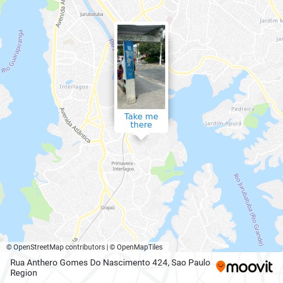 Rua Anthero Gomes Do Nascimento 424 map