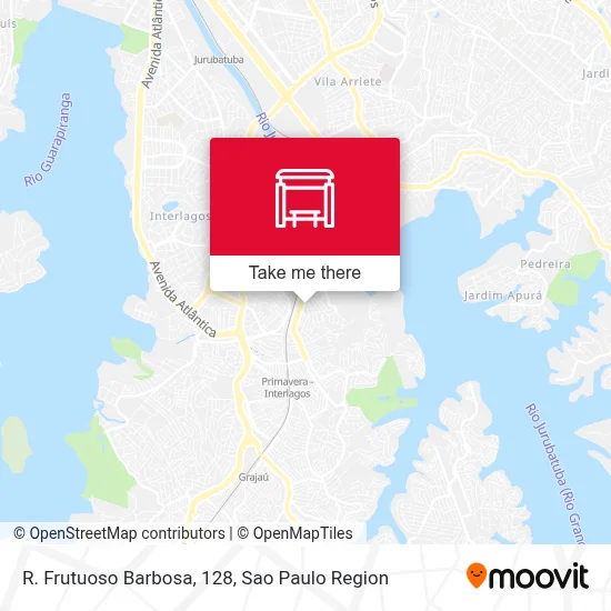 R. Frutuoso Barbosa, 128 map