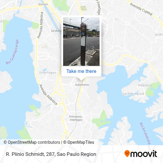 R. Plínio Schmidt, 287 map