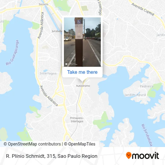 R. Plínio Schmidt, 315 map