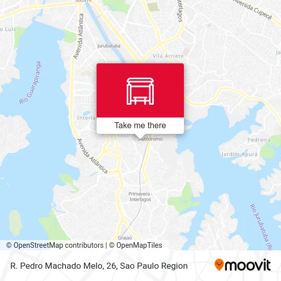 R. Pedro Machado Melo, 26 map