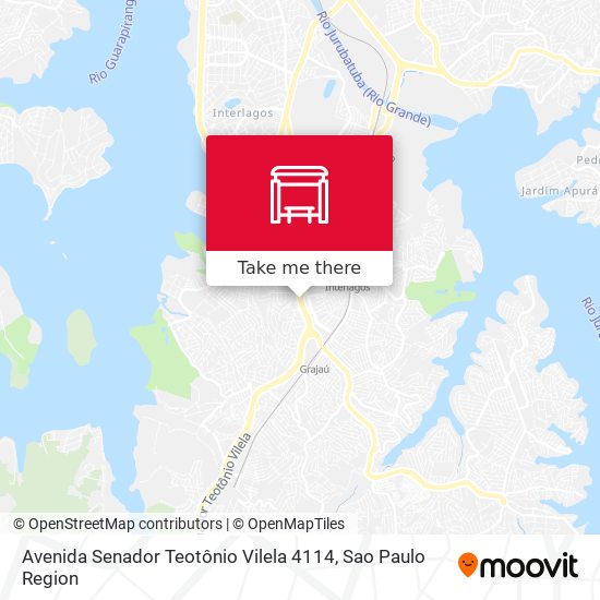 Mapa Avenida Senador Teotônio Vilela 4114