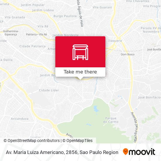 Av. Maria Luiza Americano, 2856 map