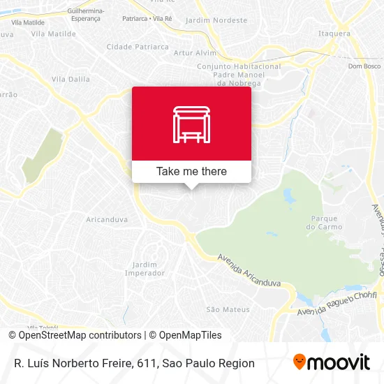 R. Luís Norberto Freire, 611 map