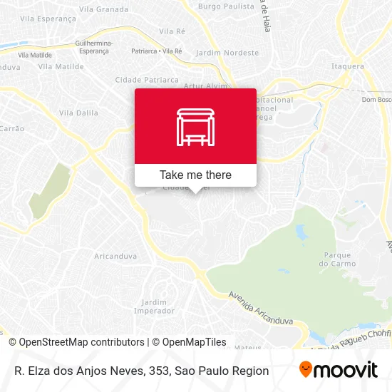 R. Elza dos Anjos Neves, 353 map