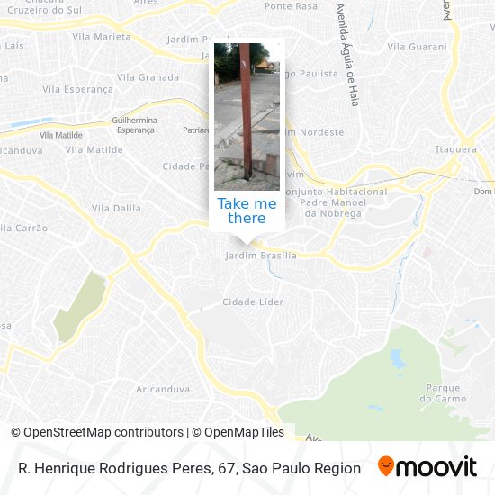 Mapa R. Henrique Rodrigues Peres, 67