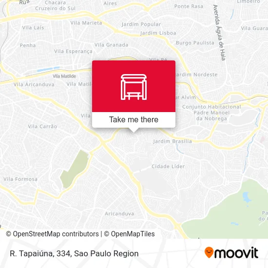 R. Tapaiúna, 334 map