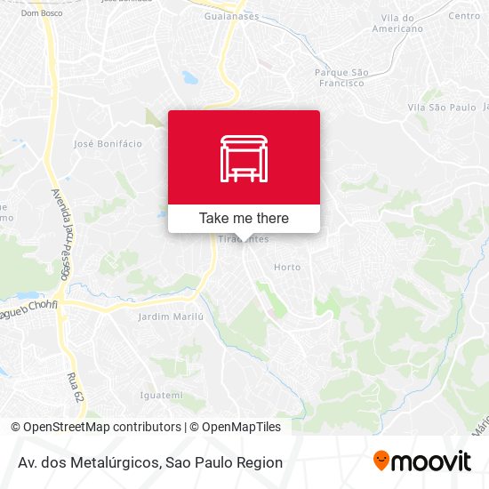 Av. dos Metalúrgicos map