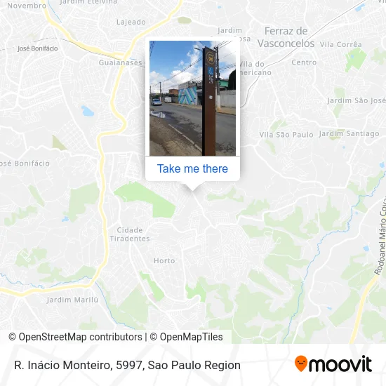 R. Inácio Monteiro, 5997 map