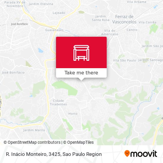 R. Inácio Monteiro, 3425 map