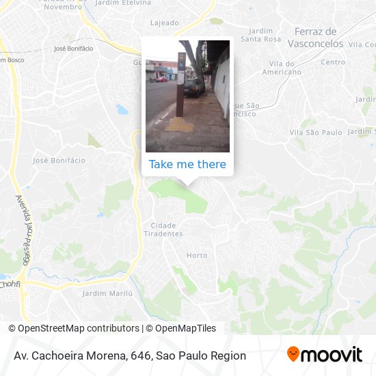 Av. Cachoeira Morena, 646 map