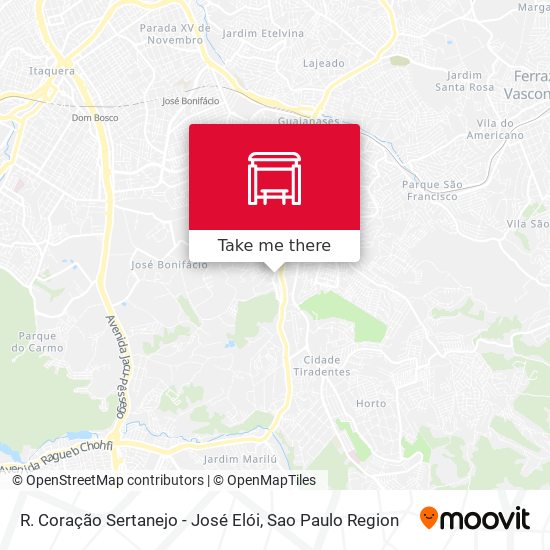 R. Coração Sertanejo - José Elói map
