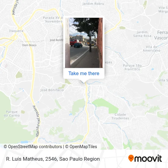 R. Luís Matheus, 2546 map