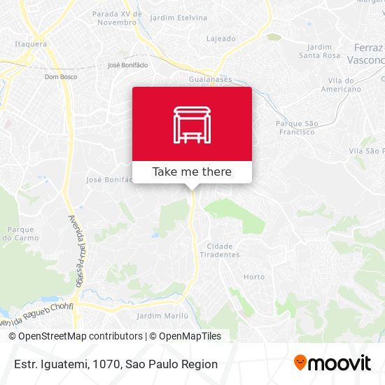 Estr. Iguatemi, 1070 map