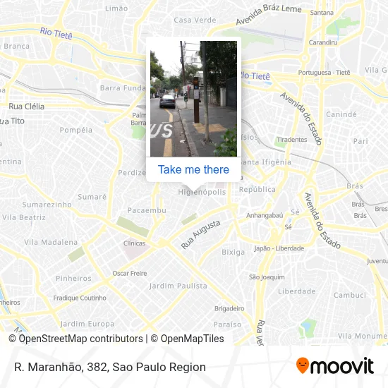 R. Maranhão, 382 map