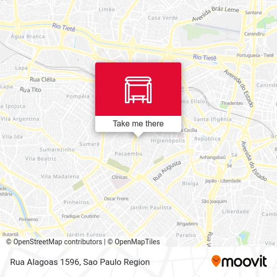 Rua Alagoas 1596 map