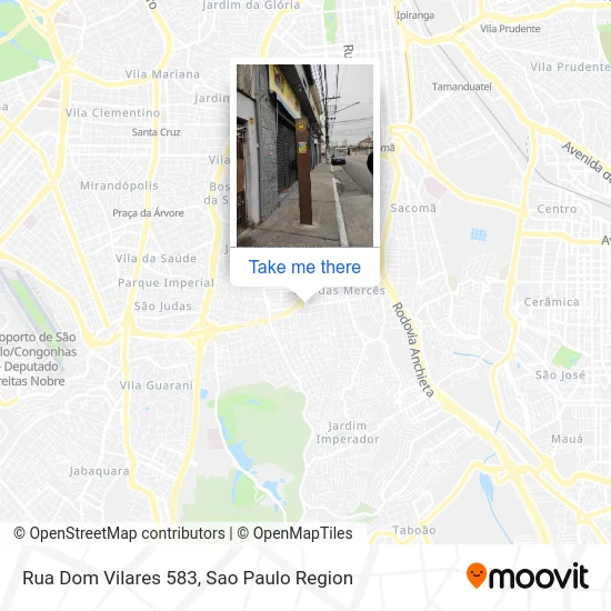 Rua Dom Vilares 583 map