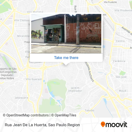 Rua Jean De La Huerta map