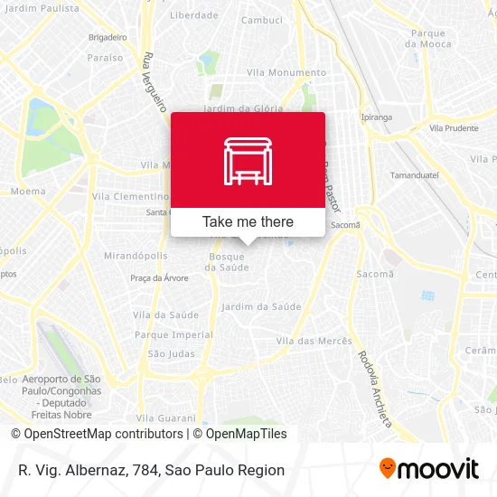 R. Vig. Albernaz, 784 map