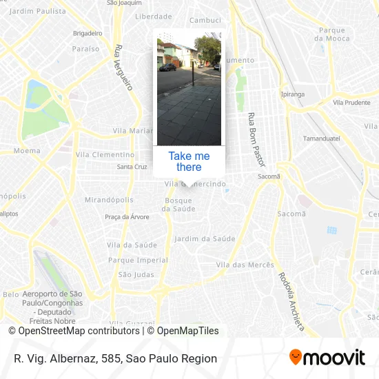 R. Vig. Albernaz, 585 map