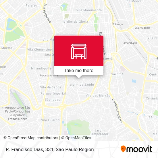 R. Francisco Dias, 331 map