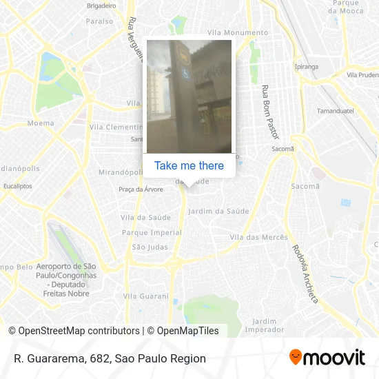 R. Guararema, 682 map