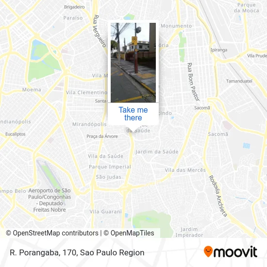 R. Porangaba, 170 map