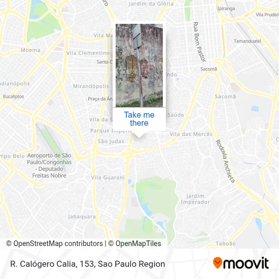 R. Calógero Calia, 153 map