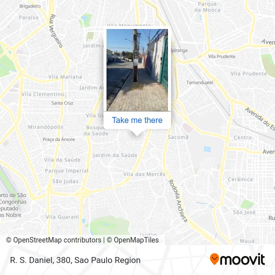 R. S. Daniel, 380 map