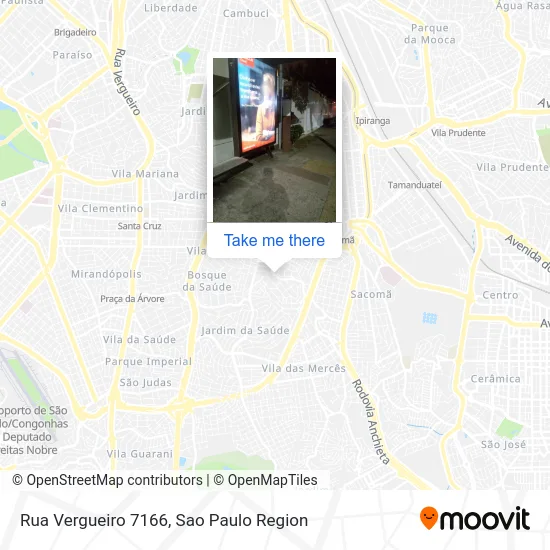 Rua Vergueiro 7166 map