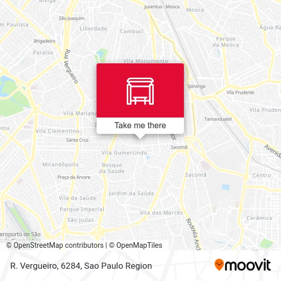 R. Vergueiro, 6284 map