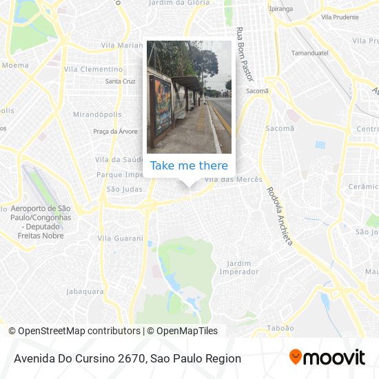 Avenida Do Cursino 2670 map