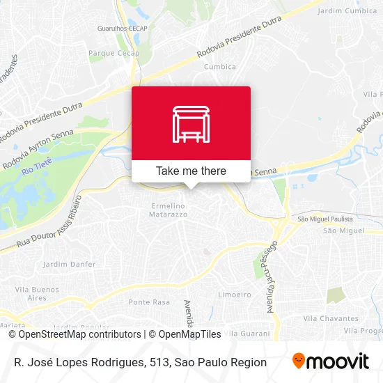 R. José Lopes Rodrigues, 513 map