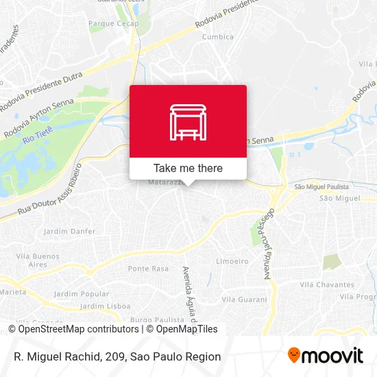 R. Miguel Rachid, 209 map