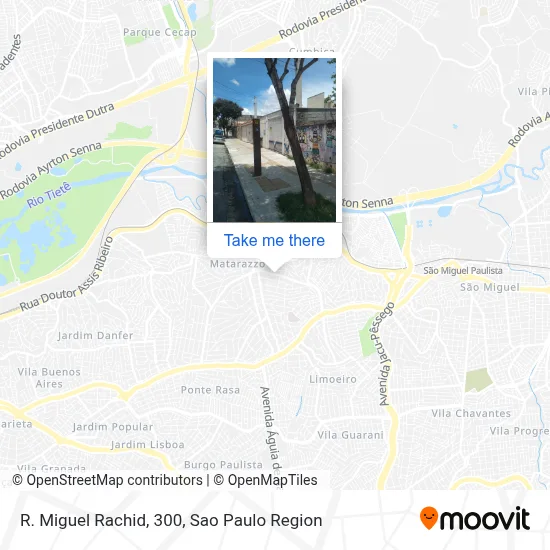 R. Miguel Rachid, 300 map