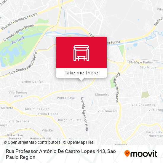 Rua Professor Antônio De Castro Lopes 443 map