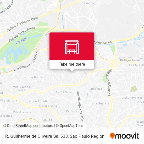 R. Guilherme de Oliveira Sa, 533 map