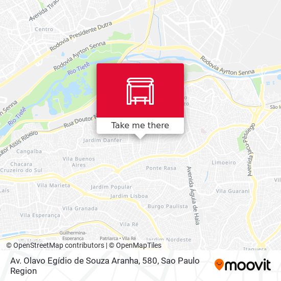 Av. Olavo Egídio de Souza Aranha, 580 map