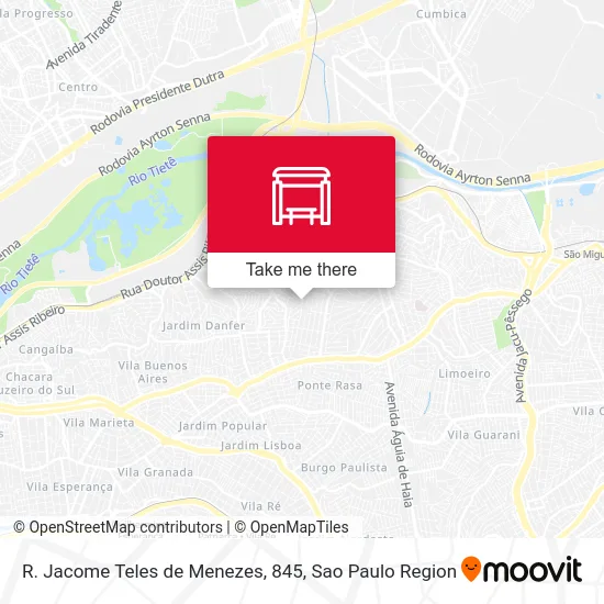 R. Jacome Teles de Menezes, 845 map