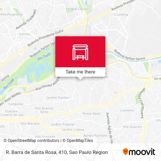 R. Barra de Santa Rosa, 410 map