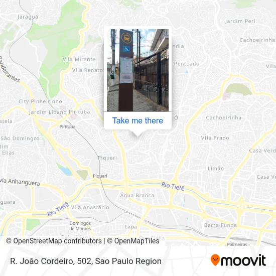 R. João Cordeiro, 502 map