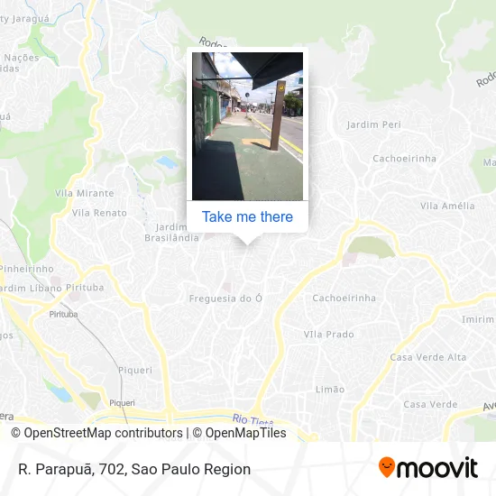 R. Parapuã, 702 map