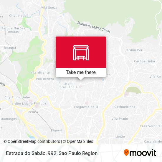 Estrada do Sabão, 992 map